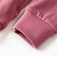 Kindertrui hertenprint 140 frambozenkleurig - thumbnail