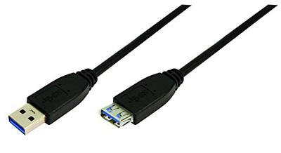 LogiLink USB-kabel USB 3.2 Gen1 (USB 3.0 / USB 3.1 Gen1) USB-A stekker, USB-A bus 1.00 m Zwart CU0041 LogiLink USB-kabel USB 3.2 Gen1 (USB 3.0 / USB 3.1 Gen1) USB-A stekker, USB-A bus 1.00 m Zwart CU0041