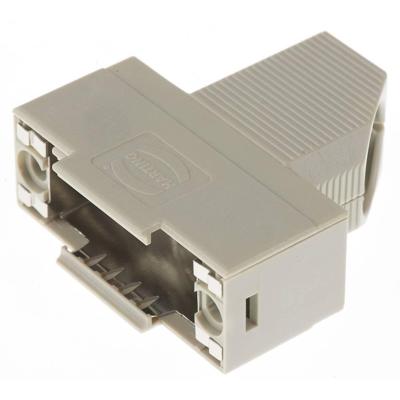 HARTING 09670500573 09670500573 D-sub behuizing Aantal polen: 50 Kunststof 45 ° Grijs 1 stuk(s) Piece
