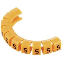 TRU COMPONENTS TC-MB2/5203 Markeerclip Opdruk 5 Buitendiameter 4 tot 5.10 mm - thumbnail