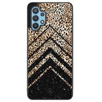 Samsung Galaxy A32 5G hoesje - Chevron luipaard - thumbnail