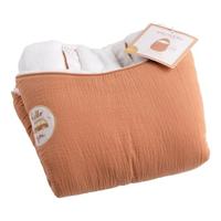 Winter babynestje - SAUTHON - SUNLIGHT - 0-4 maanden - Katoenen mousseline - Terracotta - thumbnail