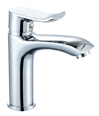 Wastafelmengkraan - EDOUARD ROUSSEAU - Rangoon - Stroombeperkende perlator - Keramisch patroon Ø 35 mm - Chroom