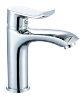 Wastafelmengkraan - EDOUARD ROUSSEAU - Rangoon - Stroombeperkende perlator - Keramisch patroon Ø 35 mm - Chroom - thumbnail