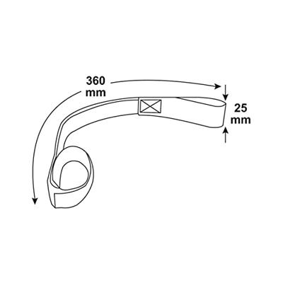 Connex Spanlus Met Klitteband 25X360Mm - DY270668