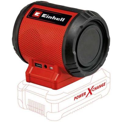 Einhell Power X-Change TC-SR 18 Li BT - Solo Bluetooth luidspreker AUX, USB Rood