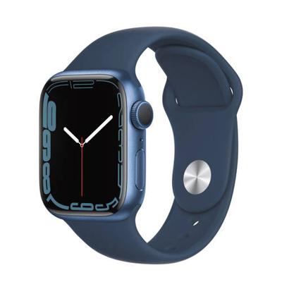 Refurbished Apple Watch Series 7 41mm Blauw Gebruikt