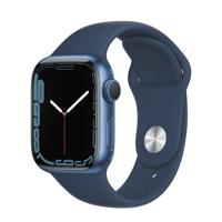 Refurbished Apple Watch Series 7 41mm Blauw Gebruikt - thumbnail