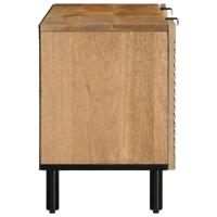 Tv-meubel 105x33x46 cm massief mangohout bruin - thumbnail