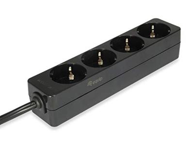 Equip 333281 power strip iec connector with 4 x schuko socket, type f, 100 - 240 v, 50 - 60, 1.1m
