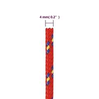 VidaXL Boottouw 4 mm 250 m polypropyleen rood - thumbnail