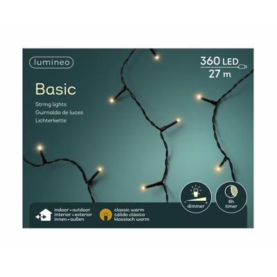 Basic kerstverlichting LED rice lights 360 klassiek warm