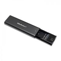 Qoltec 50311 behuizing voor opslagstations SDD-behuizing Zwart M.2 - thumbnail