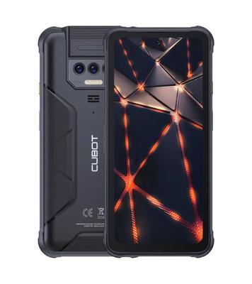 CUBOT KingKong 8-6,5-inch smartphone, 6 GB en 256 GB, 48 MP camera, 10600 mAh batterij, Android 13, OctaCore-processor, zwart
