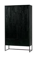 WOOOD Opbergkast 'Silas', kleur Zwart - thumbnail