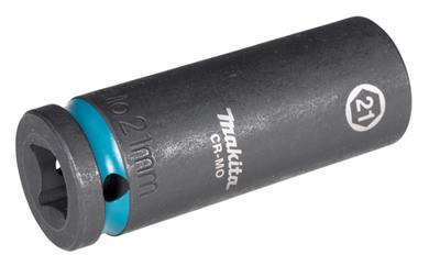 Makita E-16508 Impact Black Krachtdop 1/2" lang | 21 mm - thumbnail