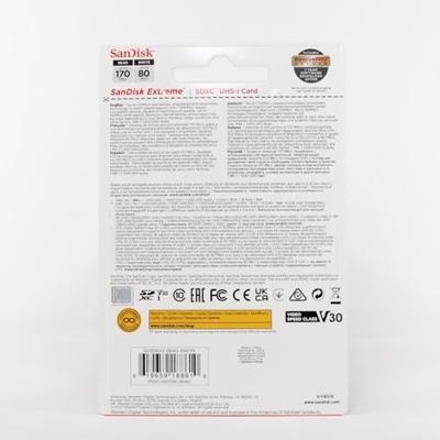 Sandisk SDXC geheugenkaart - 64GB - Extreme - U3
