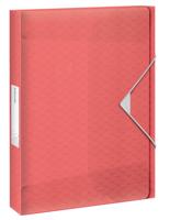 Esselte Colour'Breeze elastobox, ft A4, 2,5 cm, koraal - thumbnail