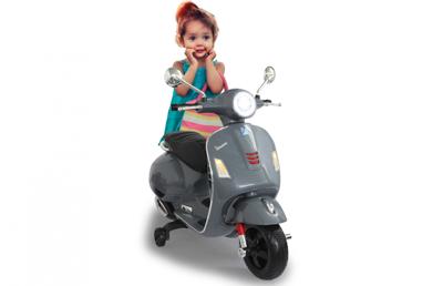 JAMARA Elektrische Vespa kinderscooter Ride On (Grijs)