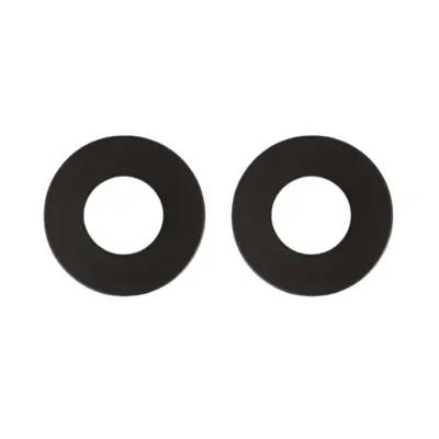 Nuda krukrozet 24mm mat zwart Nuda krukrozet 24mm mat zwart