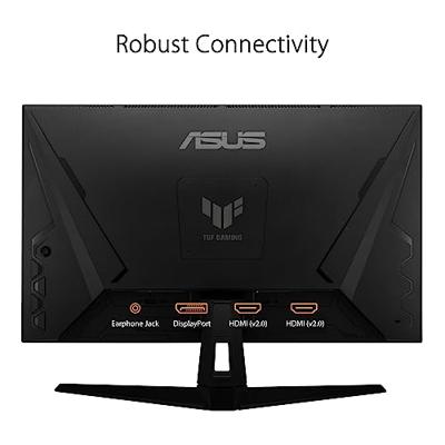ASUS TUF Gaming VG27AQ3A 27 inch gaming monitor (QHD (2560x1440), 180Hz, Fast IPS, ELMB Sync, 1ms (GTG), Freesync Premium, G-Sync compatibel, variabele overdrive, 130% sRGB)