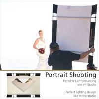 Sunbounce ZEBRA goud Mini Kit 90x125cm - thumbnail