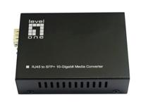 LevelOne GVT-2051 netwerk media converter 10000 Mbit/s Zwart - thumbnail
