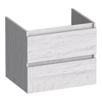 Brauer Joy - Onderkast - 60 cm - met 2 Softclose Lades Greeploos en 1 Sifon Uitsparing - Forest Seashell