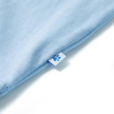 Kindershirt met korte mouwen 116 lichtblauw Kindershirt met korte mouwen 116 lichtblauw