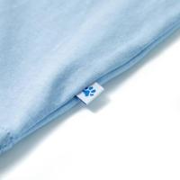 Kindershirt met korte mouwen 104 lichtblauw - thumbnail