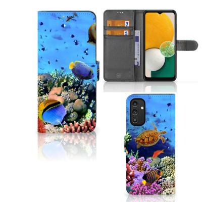Samsung Galaxy A14 5G | Telefoonhoesje | Met pasjeshouder | Vissen Samsung Galaxy A14 5G | Telefoonhoesje | Met pasjeshouder | Vissen