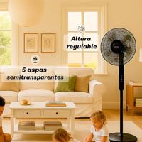 Staande ventilator Grunkel FAN-N16 ECOTIMER Zwart 50 W - thumbnail