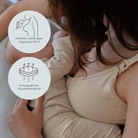 Naadloze borstvoedings- & zwangerschapsbeha GelWire® CARRIWELL wit - thumbnail