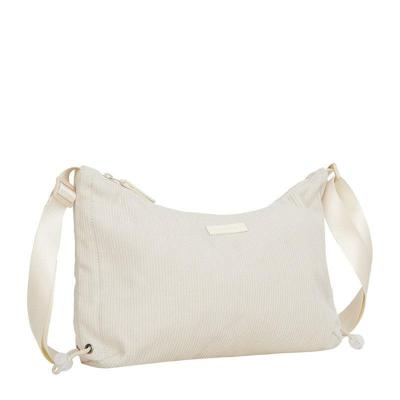 New Rebels Ribbi Rose Schoudertas 6.1L Ribstof Polyester - Comfortabele dagelijkse crossbody - Beige