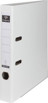 Pergamy ordner, voor ft A4, uit PP en papier, met beschermrand, rug van 5 cm, wit Pergamy ordner, voor ft A4, uit PP en papier, met beschermrand, rug van 5 cm, wit