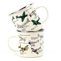 Gift Republic Vliegtuig Emaille Mok - thumbnail