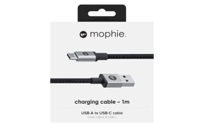 ZAGG mophie Charge and Sync Cable-USB-A naar USB-C 1M - Zwart