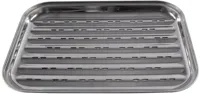 Barbecue grillplaat rvs 34,8x24,5x2,7cm - thumbnail
