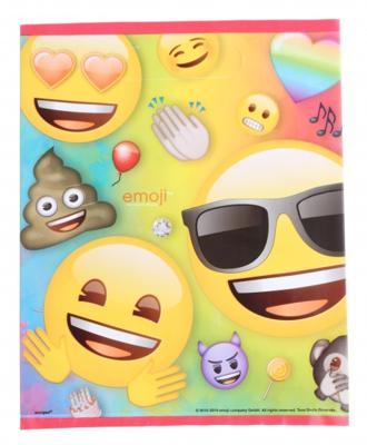 Haza Witbaard emoji uitdeelzakjes, 8st.
