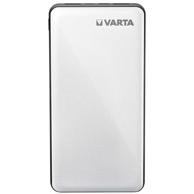 Varta Powerbank 20.000mA zilver + led indicatie USB en USB-C - 3509030