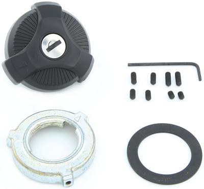 VAICO Tankdop voor benzinetank, afsluitbaar tank cover vparts black, m434