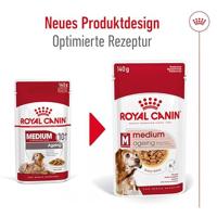 Royal Canin Medium Ageing natvoer hondenvoer zakjes 10x140g - thumbnail