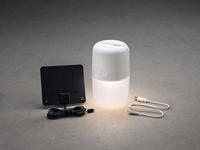 Konstsmide 7805-202 Assisi Tafellamp op zonne-energie 1 W Warmwit Wit - thumbnail