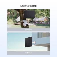 Zonnepaneel - EZVIZ - 24W - Ingebouwde accu - Dubbele oplaadpoort - IP65 - Bluetooth - thumbnail