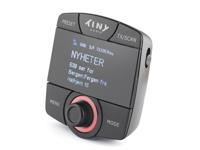 Tiny Audio C6 Autoradio, digitaal, zwart, draagbare radio (voor auto, digitaal, DAB, DAB, FM, zwart, draaiknop, CC) - thumbnail