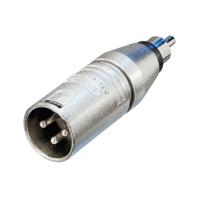 Neutrik NA2MPMM XLR male naar RCA male adapter - thumbnail