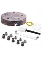 Light depot - plafondkap metaal 5 lichts - roest - Outlet - thumbnail