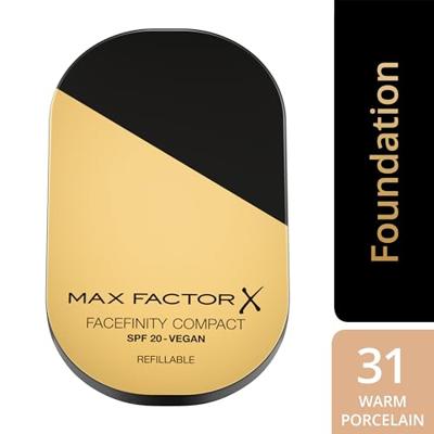 Max Factor Facefinity Compact Foundation 10 g 031 Warm Porcelain Dames - thumbnail