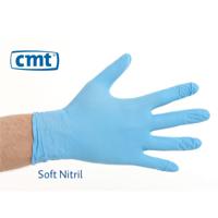 100 Nitril handschoenen maat M blauw EuroGloves - thumbnail