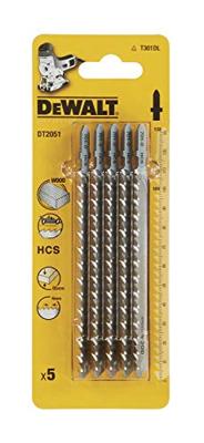 DeWalt Accessoires Decoupeerzaagblad HCS voor standaard zaagwerk in hout <85mm, 132x105x4mm, (T301DL) - DT2051-QZ